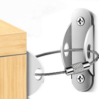 Porte-clés de câble de porte-clés de câble métallique d'acier inoxydable personnalisé professionnel pour accrocher l'étiquette de bagage