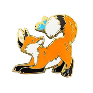 Máquina de fabricación de alfileres de esmalte duro suave troquelado de Metal hecho a medida, insignias, animación brillante, dibujos animados, serpiente, monstruo, <span class=keywords><strong>dinosaurio</strong></span>, pin de solapa - Product Image 3