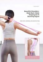 Bande de Résistance en Silicone Haute Élasticité pour Entraînement de Yoga, Sangle de Traction, Bande de Tension pour Fitness