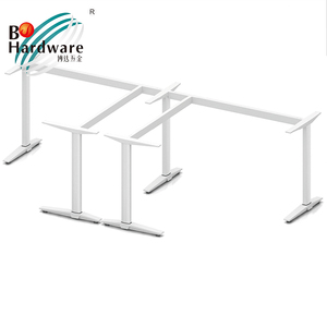 गर्म बेचने के लिए टी आकार का धातु टेबल पैर 2 व्यक्ति कार्यालय डेस्क - Product Image 1