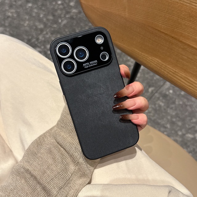 Wholesale Denim Textured Non-Slip Mobile Phone Case for iPhone 15 17 Pro Max Anti-fall Mobile Covers MOQ 1 PCS Support Dropship