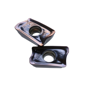 Plaquettes de fraisage en carbure à émbout carré haute performance AOMT123608PEER-M, revêtement PVD, OEM, pour acier inoxydable et fonte, marque ACME - Product Image 2