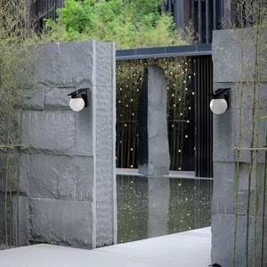 Chip Yi Solar Wall <b>Lights</b> Round <b>Globe</b> LED Outdoor Lamp for Garden Patio - Product Image 3