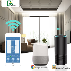 Galime tuya Wifi điện nhôm siêu im lặng thông minh rèm động cơ mở, Tương thích với Alexa Google trợ lý - Product Image 2