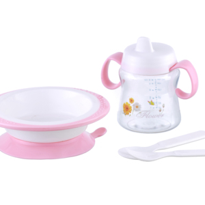 Échantillon gratuit, prix bas, best-seller, ensemble de repas pour bébé nouveau-né, ensemble de bols d'alimentation pour bébé - Product Image 1