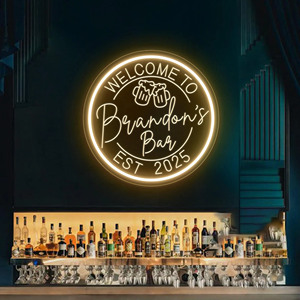 Enseigne au néon LED personnalisée gravée sur mesure, enseignes au néon flexibles, publicité, logo directionnel, cadeaux de Noël personnalisés, bar à domicile, mur - Product Image 2