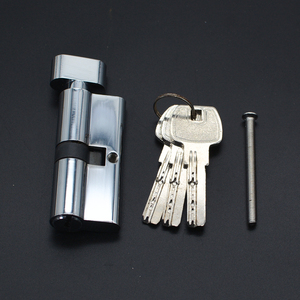 Duy nhất mở với Knob 70 mét Hợp kim kẽm Euro hồ sơ thumbturn khóa xi lanh với lõi đồng - Product Image 3