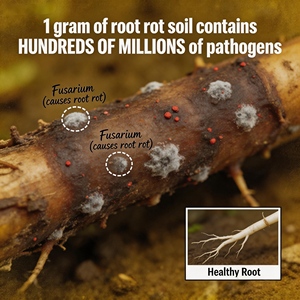 Poudre de Trichoderma Spéciale pour le Contrôle Biologique des Fruits et Légumes : Solution Complète Contre les Jeunes Pousses Mortes, la Muceur Racinaire et les Nématodes - Product Image 6