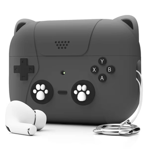 Funda Protectora de Silicona 3D con Diseño de Gato para Airpods Pro 3, Multicolor, Anti-Caídas, Anti-Rayones, con Llavero Anti-Pérdida - Product Image 6