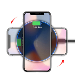 Khuyến mại cho đi món quà lưu niệm OEM 15W xách tay điện thoại di động phổ Slim vòng tròn sạc không dây pad cho <span class=keywords><strong>iPhone</strong></span> Samsung - Product Image 5