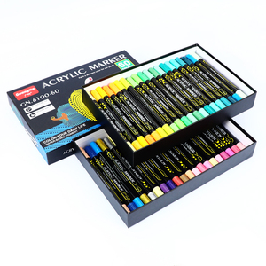 Marcadores de Pintura Acrílica de Doble Punta, 84 Colores, <span class=keywords><strong>para</strong></span> Cerámica, Roca, Vidrio, <span class=keywords><strong>Porcelana</strong></span>, Tazas, Madera, Tela, Lienzo - Product Image 5