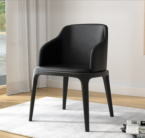 Silla de Comedor Contemporánea de Madera Maciza de Lujo con Tapicería de Cuero <span class=keywords><strong>Blanco</strong></span>, Diseño de Cabeza de León, Patas de Metal, para Hogar, Bar y Parque - Product Image 4