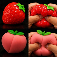 Lot de 9 Squishies Géants en TPR à Rebond Lent, Simulation de Fruits, Décompression, Vente en Gros, Logo Personnalisé, OEM, Ensemble de Jouets Sensoriels Anti-Stress