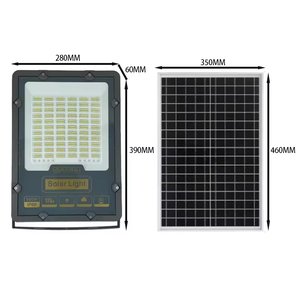 Reflector Solar LED para Exteriores, Súper Brillante, Ahorro de Energía, Impermeable IP67, Ajustable, con Control Remoto, 100W 200W 300W 400W 500W 600W - Product Image 1