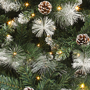 Lumières de Noël LED blanc chaud pour arbre de Noël haut de gamme, décoration de Noël pour les fêtes - Product Image 5
