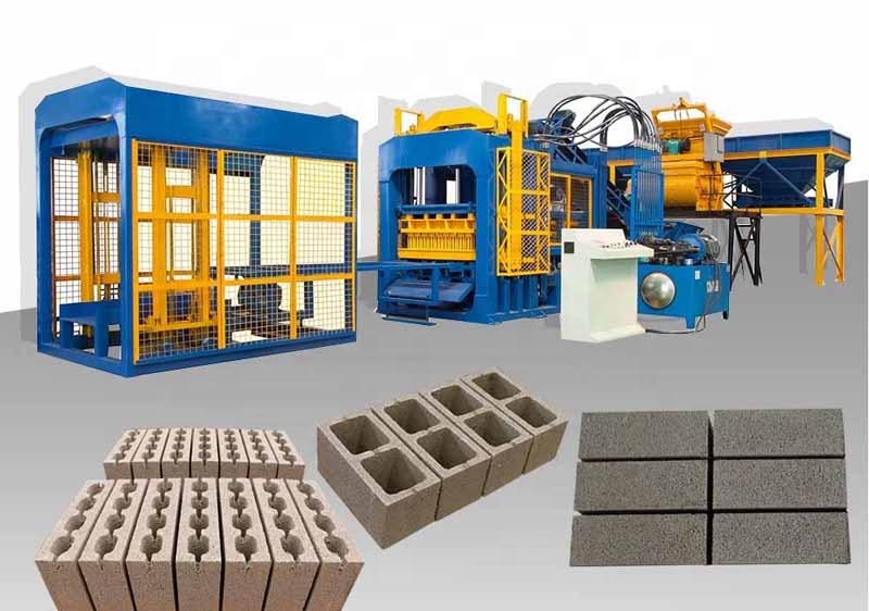 QT8-15 China automatic cement hollow brick block making machine price