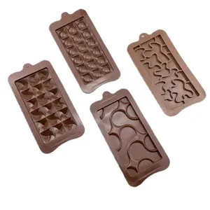 分离巧克力模具食品级不粘蛋白质和能量棒模具硅胶