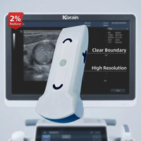 Sonde d'imagerie échographique vétérinaire professionnelle Korain avec fonctionnement sans fil pour clinique vétérinaire et examen des chats et des chiens