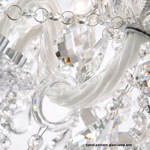 Lampadario di Lusso Francese Vintage in Cristallo, Altezza Regolabile per Villa, <span class=keywords><strong>Soggiorno</strong></span>, <span class=keywords><strong>Sala</strong></span> da <span class=keywords><strong>Pranzo</strong></span>, Camera da Letto, Ingresso, Hotel, <span class=keywords><strong>Arredamento</strong></span> Casa - Product Image 6