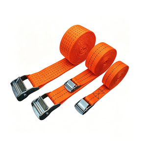 Sangle d'arrimage à cliquet sans crochet, 25 mm, 38 mm, 50 mm, 75 mm, en sangle PES PP haute résistance, pour l'industrie chimique, fabrication OEM au Vietnam. - Product Image 1