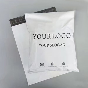 Pochette d'expédition en polyéthylène recyclable avec logo imprimé personnalisé, sac express, emballage pour chaussures, vêtements, enveloppe, pochette - Product Image 3