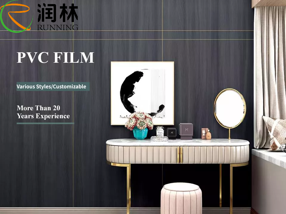 Wholesale PVC Decor Film Wooden Factory PVC Lamination Film For Vacuum
