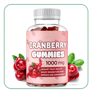 ASAP OEM Gummies à la canneberge et aux probiotiques, complément alimentaire, vitamine C, gummies à la canneberge et aux probiotiques - Product Image 1