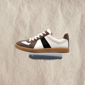 รองเท้าผ้าใบผู้ชายวินเทจหนังแท้ส้นเตี้ยรองเท้าเทรนเนอร์ลำลองระบายอากาศได้ดีรองเท้าหนังวินเทจคลาสสิกยอดนิยม - Product Image 5