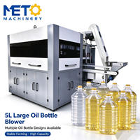 Machine de soufflage PET entièrement automatique haute vitesse 5L pour la fabrication de bouteilles d'eau, d'huile, de bidons et de grands contenants en plastique de 1 à 5L