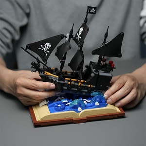 Venta al por mayor Mini Bloques de Construcción Precio Asequible Mini Ladrillos Bloques de Construcción de Alta Calidad Barco <span class=keywords><strong>Juguete</strong></span> Moldes de Bloques de Construcción - Product Image 1