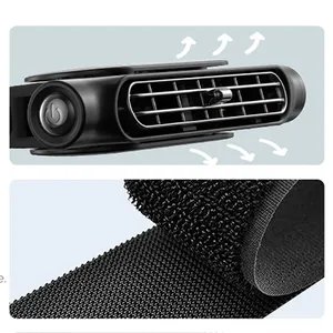 พัดลมติดเบาะรถยนต์แบบพกพาสำหรับผู้โดยสารที่นั่งด้านหน้าและด้านหลัง พัดลมระบายความร้อนแบบ USB ติดตั้งที่พนักพิงศีรษะ สายรัดปรับได้ พัดลมภายในรถยนต์ - Product Image 3