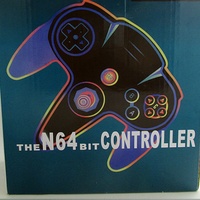 Manette de jeu de remplacement aux couleurs transparentes pour console de jeu Nintendo N64