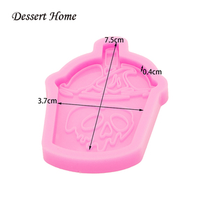 DY0055 DIY Shiny Silicone Chuột Cà Phê Cốc/Kem Hình Dạng Khuôn Đầu Chuột Epoxy Nhựa Khuôn, Sô Cô La Fondant Bánh Khuôn - Product Image 5