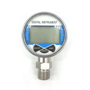 Pantalla Lcd alimentada por batería Medidor de presión de vacío Precio Montaje inferior 2,5 "Medidor de presión digital de aceite de agua 0-300 psi 1/4" Npt - Product Image 2