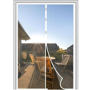 Durable poliéster fibra de vidrio nailon moderno negro malla cocina mosquito cierre automático Puerta de cortina magnética para uso doméstico - Product Image 4