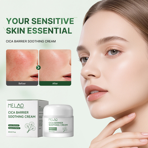 Crème hydratante pour le visage à la centella, à la niacinamide et aux céramides, biologique, personnalisée, en marque privée, pour peaux sensibles - Product Image 2