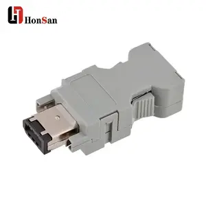 Akıllı HonSan Servo Motor Scsi konektörü Ieee 1394 konektörü 3m 6p erkek lehim tipi kablo