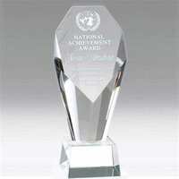 Honor Of Crystal Logo Plaque K9 Trophée de mode de haute qualité Business Souvenir Glass Award