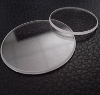 Miroir en verre de montre à lentille convexe unique 16-45mm Surface du miroir Miroir de montre en gros personnalisable OEM