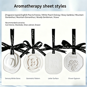 Tabletas Aromáticas de Yeso Personalizadas al por Mayor para el Hogar, Piedra de Yeso Perfumada, <span class=keywords><strong>Ambientador</strong></span> Colgante para Habitaciones y Coches, Difusor de Esencias - Product Image 2