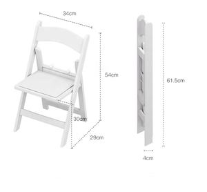 كرسي بلاستيكي قابل للطي للاستخدام الخارجي بسعر مناسب، مثالي للأعراس والحفلات والمناسبات، خفيف الوزن - Product Image 4
