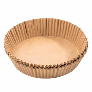 Alas kue bulat anti lengket sekali pakai dan kertas & papan perkamen udara persegi untuk makanan yang dilapisi untuk roti untuk Air Fryer - Product Image 5