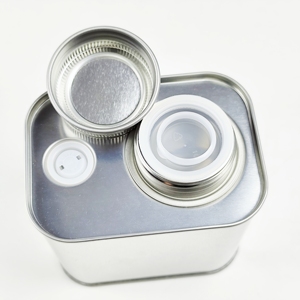 <span class=keywords><strong>Boîte</strong></span> carrée <span class=keywords><strong>vide</strong></span> en métal <span class=keywords><strong>de</strong></span> qualité alimentaire pour café, huile comestible, emballage hermétique pour grains <span class=keywords><strong>de</strong></span> café, huile d'olive et autres produits culinaires - Product Image 3