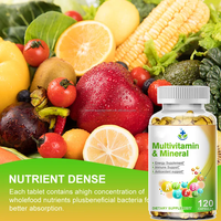 Gélules de Vitamines et Minéraux Véganes en Gros pour OEM : Complexe de Vitamines A, C, B3, B5, B6, B12, Calcium, Fer, Zinc