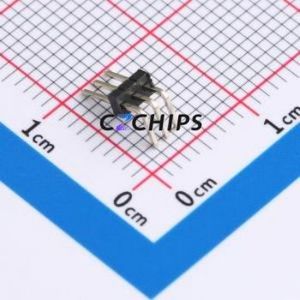 IPCP127M03PB08R Pin Header Bent Lead Through Hole,P=1.27mm Connector 1x3P 1.27mm Pin Header Right Angle Insert - Product Image 2