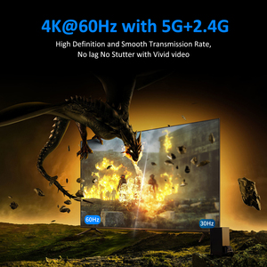 อะแดปเตอร์ดองเกิลแสดงผลไร้สาย <span class=keywords><strong>HDMI</strong></span> 4K60Hz, อะแดปเตอร์หน้าจอ <span class=keywords><strong>Miracast</strong></span> 2.4G5G สำหรับ iOS, MacOS, Android และ Windows ที่รองรับ <span class=keywords><strong>Miracast</strong></span> - Product Image 4