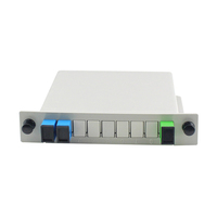 Divisor PLC de Fibra Óptica 1X2 LGX, Cassette Divisor PLC, Equipo de Fibra Óptica FTTH SC APC UPC G657A1