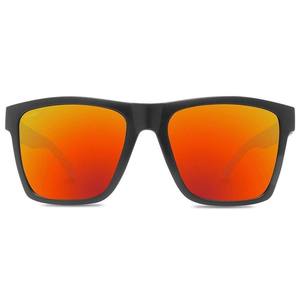 Gafas de sol deportivas para hombre con montura de PC azul con lentes polarizadas Tac a prueba de viento para ciclismo al aire libre logotipo personalizado - Product Image 5