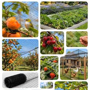 Malla de nailon multifilamento negra al por mayor, antipájaros, para protección de plantaciones agrícolas, huertos y cultivos. - Product Image 2