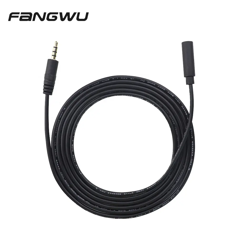 6 Meters 3.5mm Jack Microphone Extension Wire Cord Cable for Computer Mobile Phone